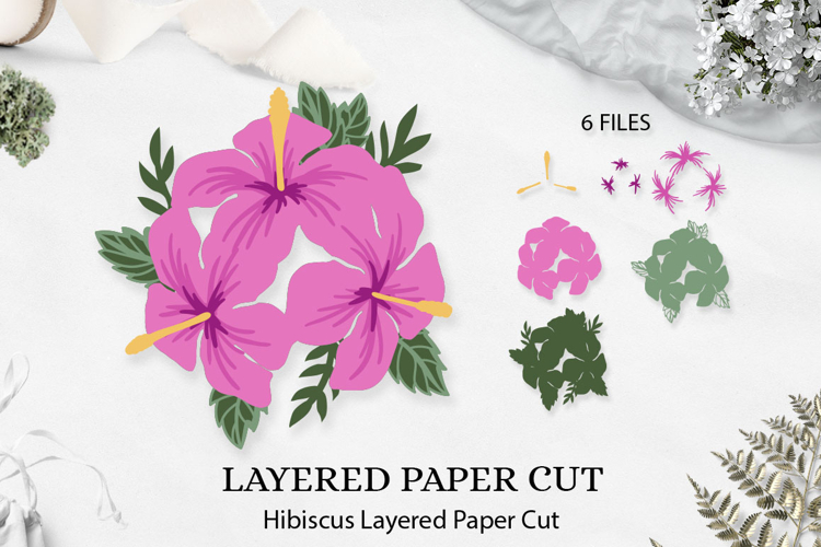 Hawaiian Flowers Svg Image 12