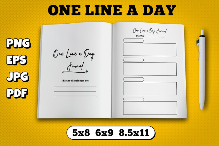 Amazon kdp one line a day interior for kindle publisher