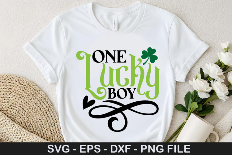 One Lucky Boy SVG - St. Patricks Day Design