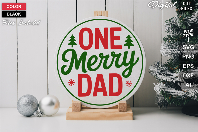 Round Christmas Svg Image 4