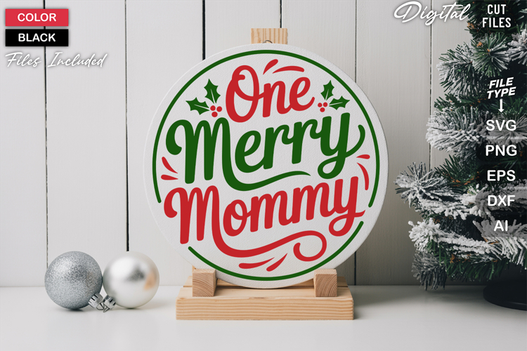 Round Christmas Svg Image 3
