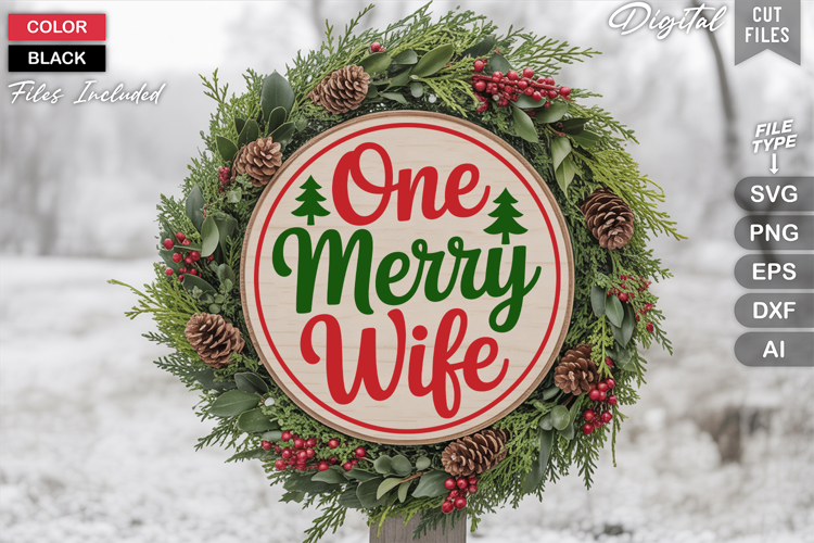 Round Christmas Svg Image 16