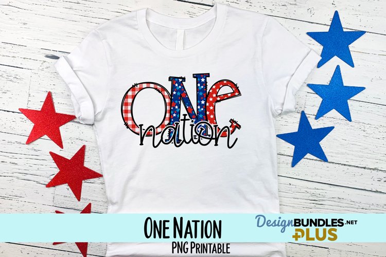 One Nation Sublimation PNG example image 1