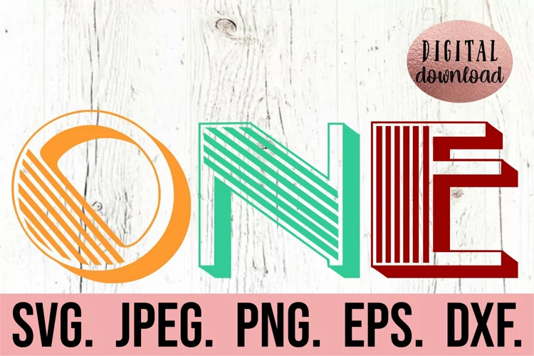 1st Birthday SVG - First Birthday One Vintage Retro SVG