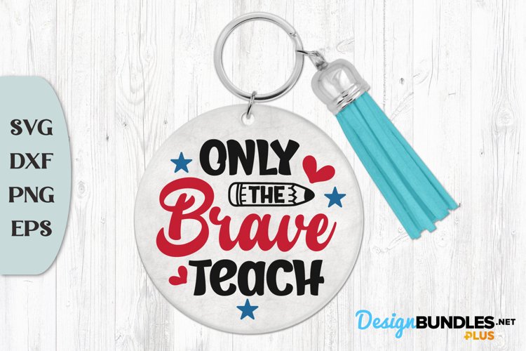 Teacher Keychain Svg Image 14