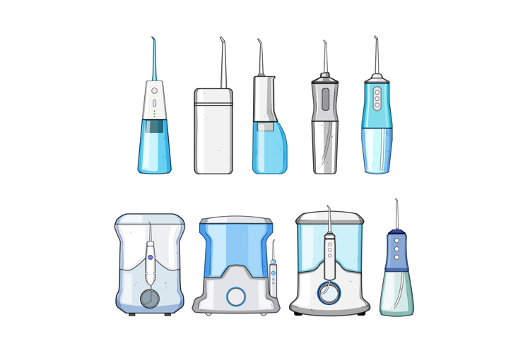 Oral irrigator water flossers for dental hygiene collection