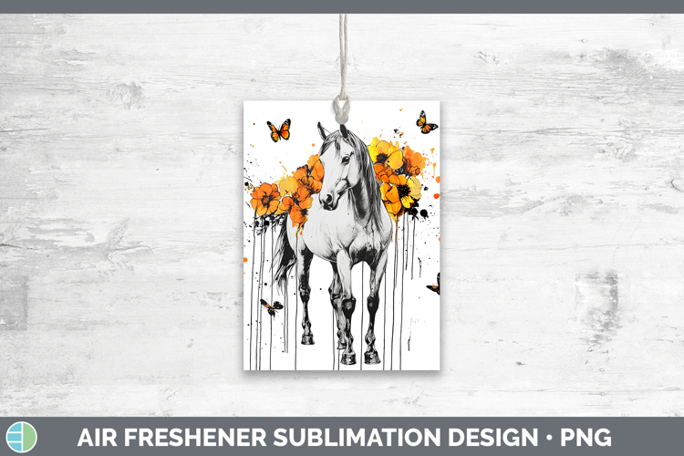 GorgeousOrange Drips Air Freshener design.