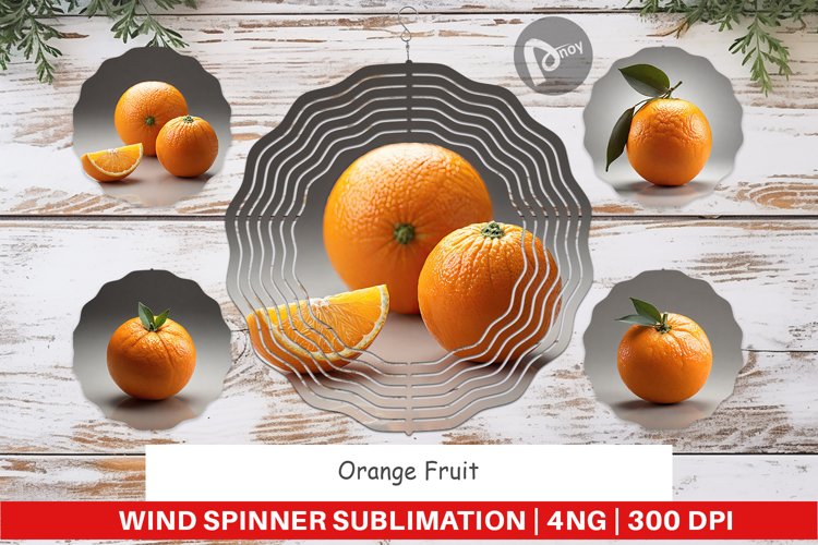 Wind Spinner Orange Fruit
