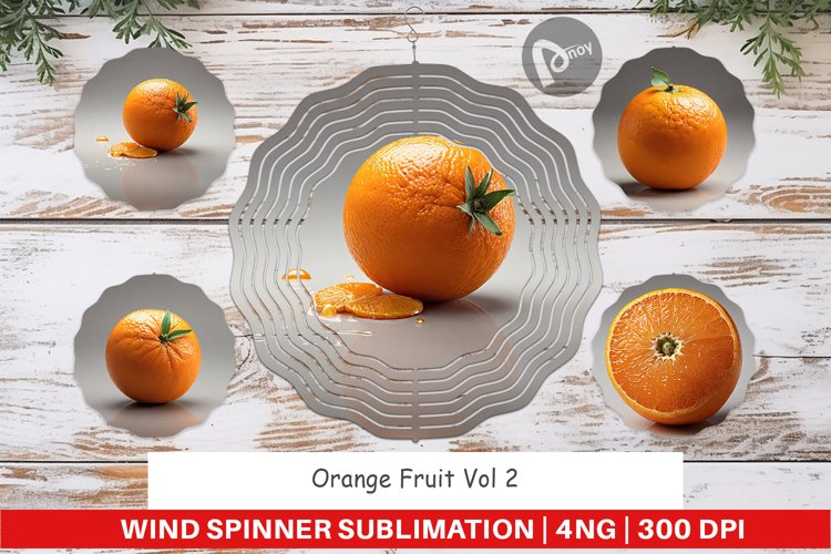 Wind Spinner Orange Fruit