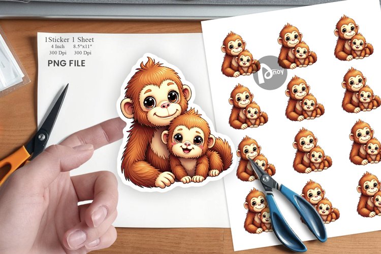 Orangutan Clipart Image 8