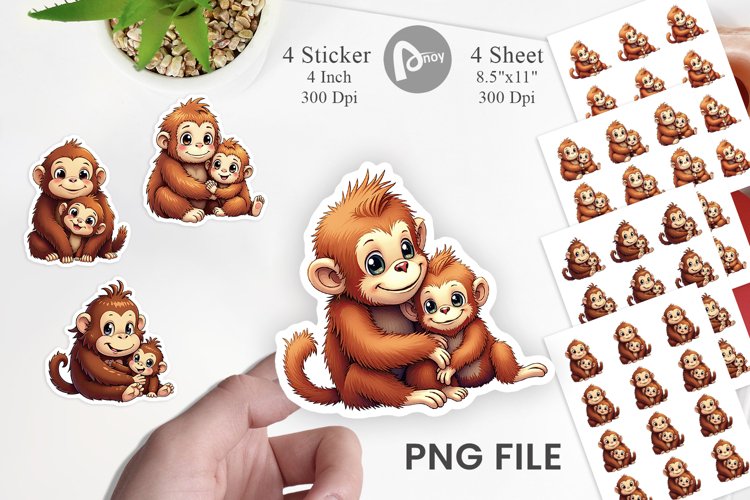 Orangutan Clipart Image 10