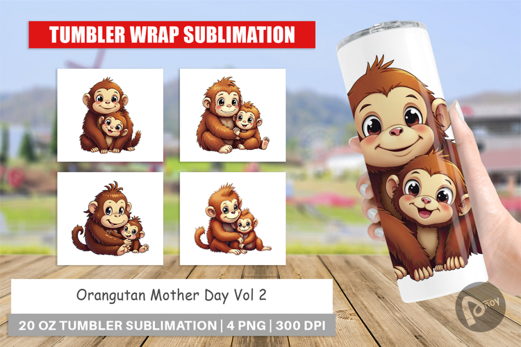 Orangutan Clipart Image 24