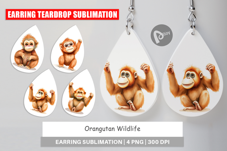 Orangutan Clipart Image 6