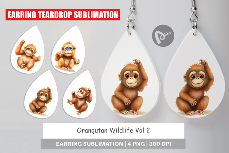 Orangutan Clipart Image 7