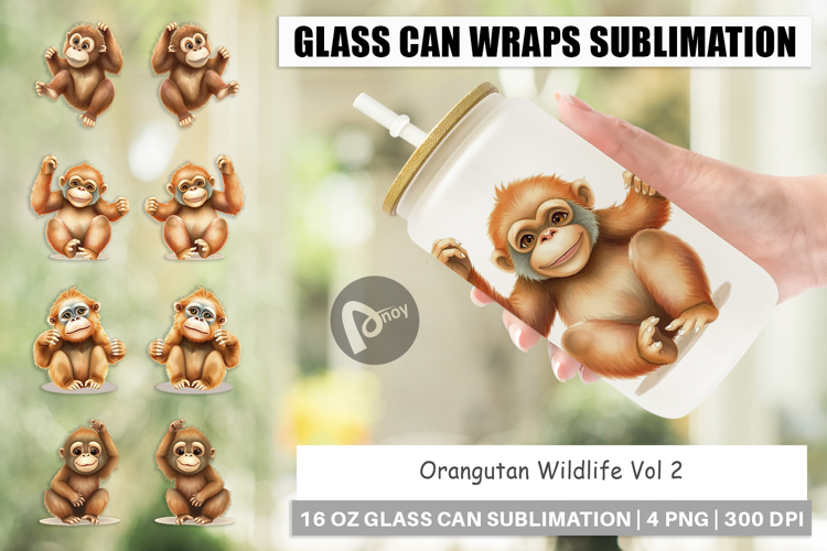 Orangutan Clipart Image 5