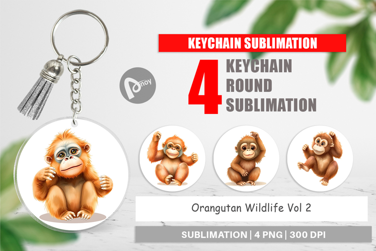 Orangutan Clipart Image 2