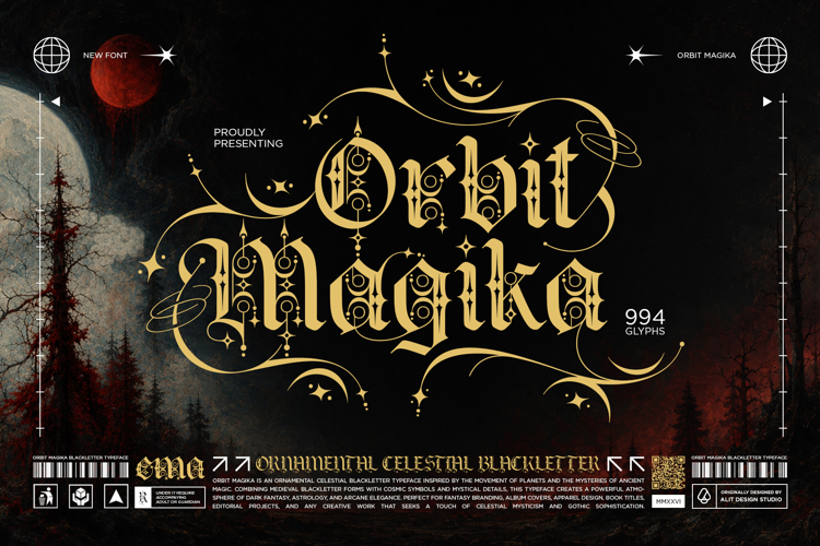 Orbit Magika Typeface