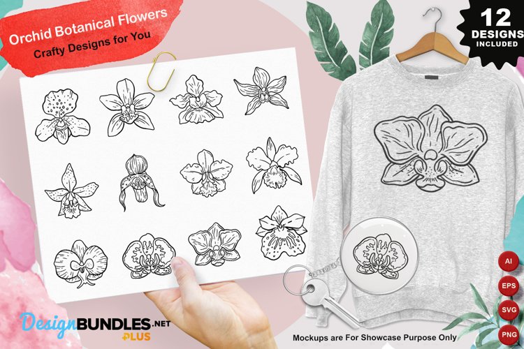 Orchid Clipart Image 2