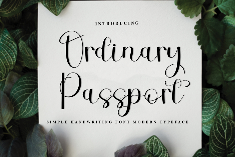 Ordinary Passport