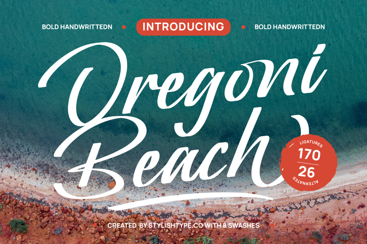 Oregoni Beach - Bold Handwritten Font