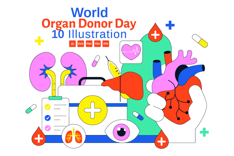 10 World Organ Donor Day Illustration
