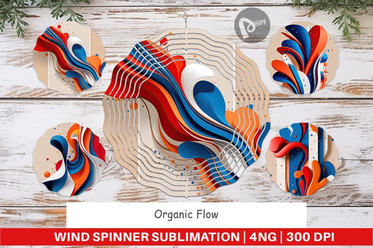 Wind Spinner Organic Flow