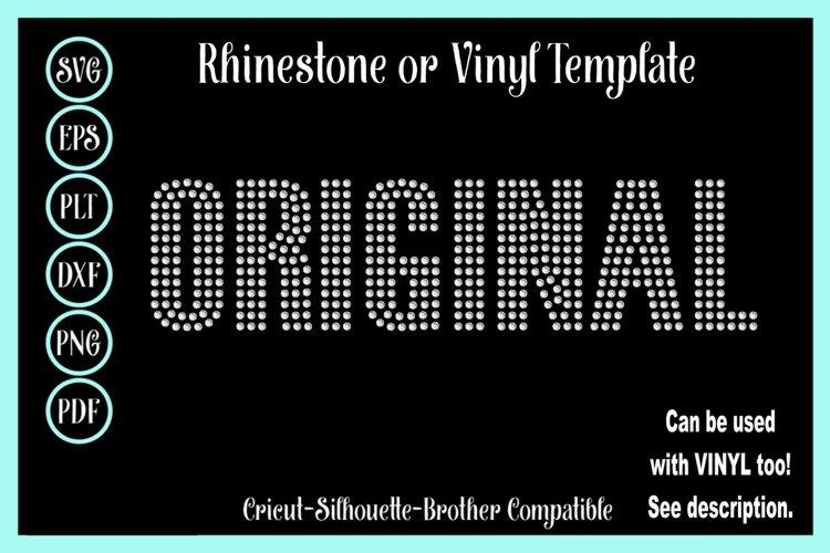 Original Rhinestone or Vinyl SVG Shirt Template - Diva example image 1
