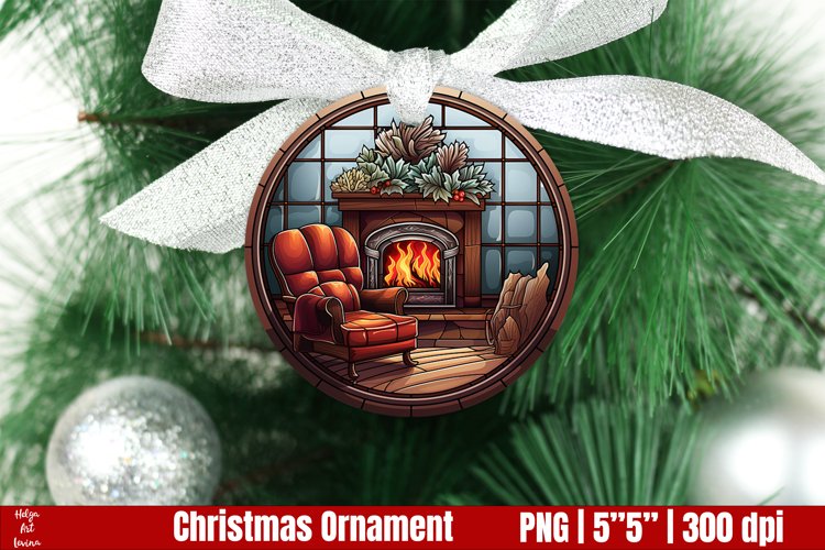Christmas Ornament Sublimation | Stained Glass Christmas