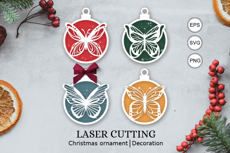 Laser Cut Christmas SVG / laser cut christmas ornaments svg