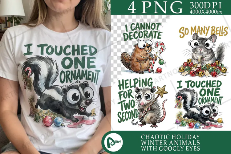 Ornament Avalanche & Tinsel Chaos Sublimation