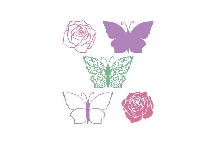 Ornament Butterfly SVG Cut File