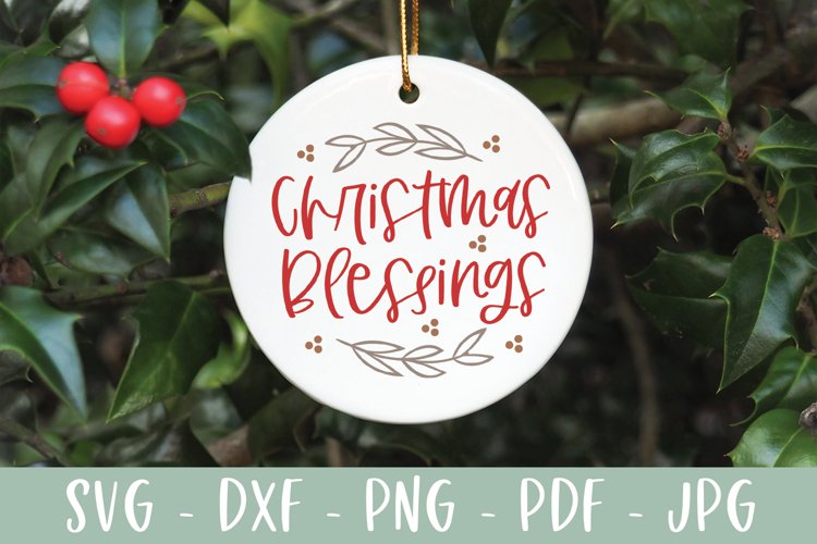 Round Christmas Ornament Svg Image 22