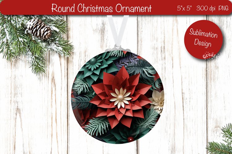 3D Christmas SVG Image 24