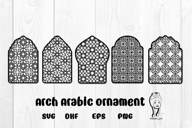 Arch Arabic ornament svg