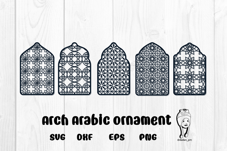 Arch Arabic ornament svg