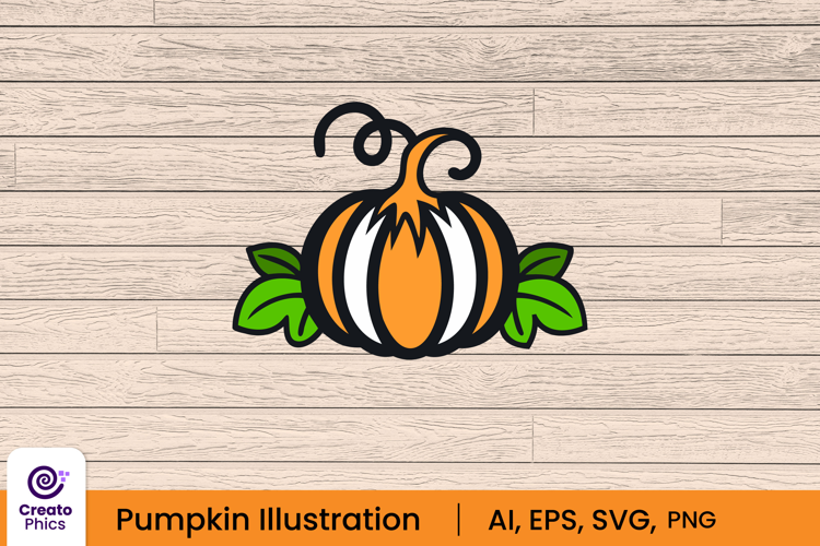 pumpkin vector illustration | fall clipart sublimation