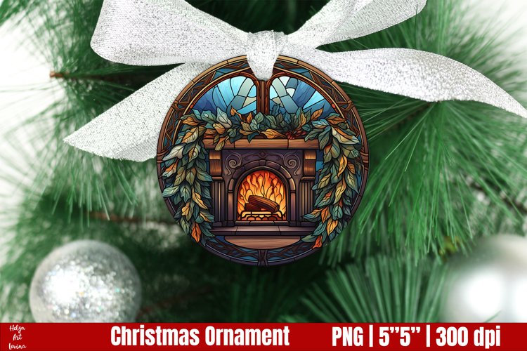 Christmas Ornament Sublimation | Stained Glass Christmas