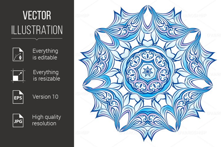 Snowflake Clipart Image 24