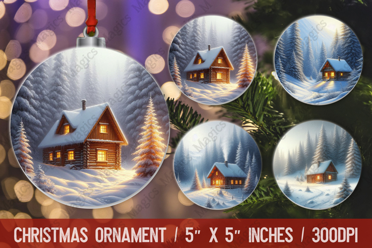 Christmas Ornaments Sublimation PNG