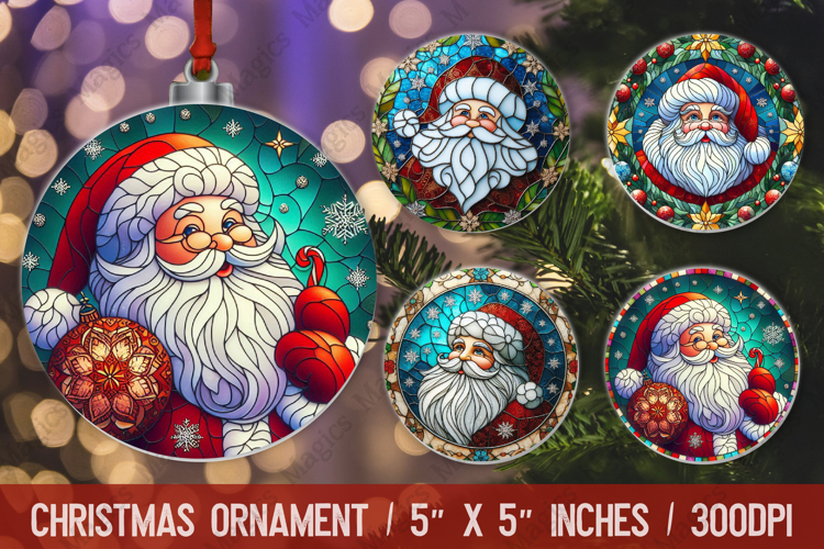 Christmas Ornaments Sublimation, Ornaments PNG Design