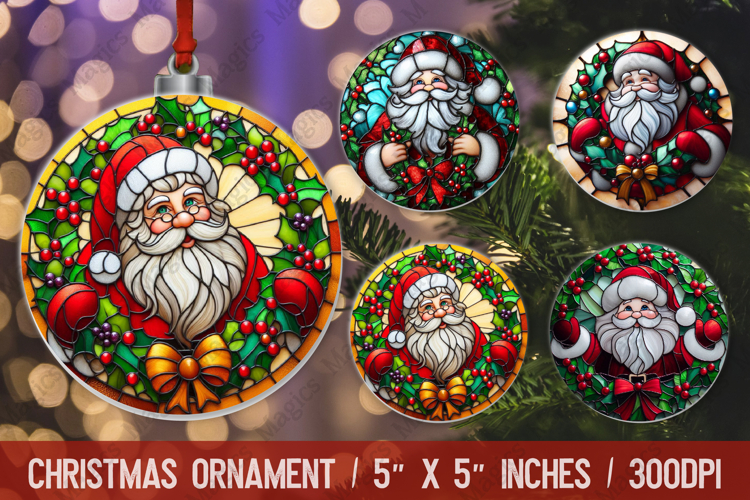 Christmas Ornaments Sublimation, Ornaments PNG Design