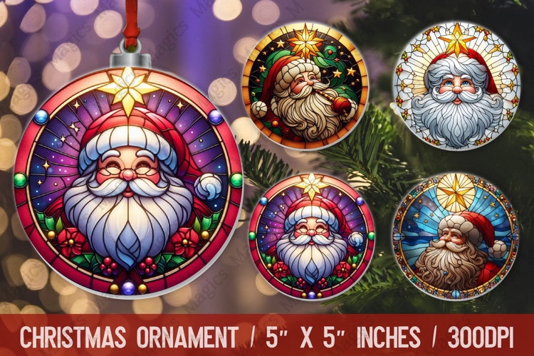 Christmas Ornaments Sublimation, Ornaments PNG Design