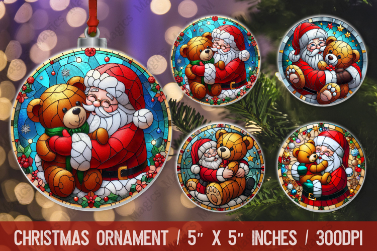 Christmas Ornaments Sublimation, Ornaments PNG Design