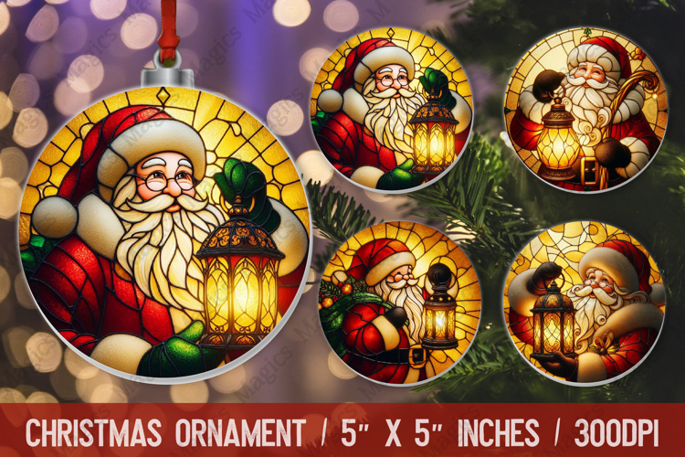 Christmas Ornaments Sublimation, Ornaments PNG Design