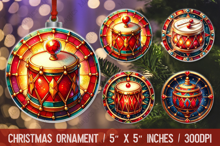 Christmas Ornaments Round Sublimation