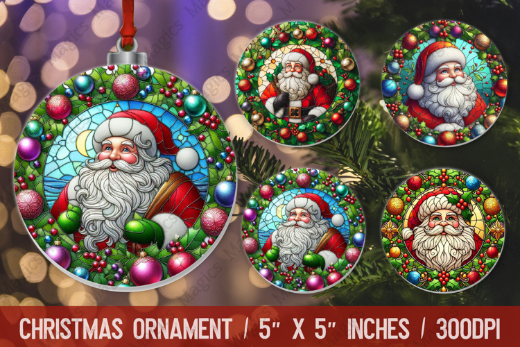 Christmas Ornaments Clipart Image 7