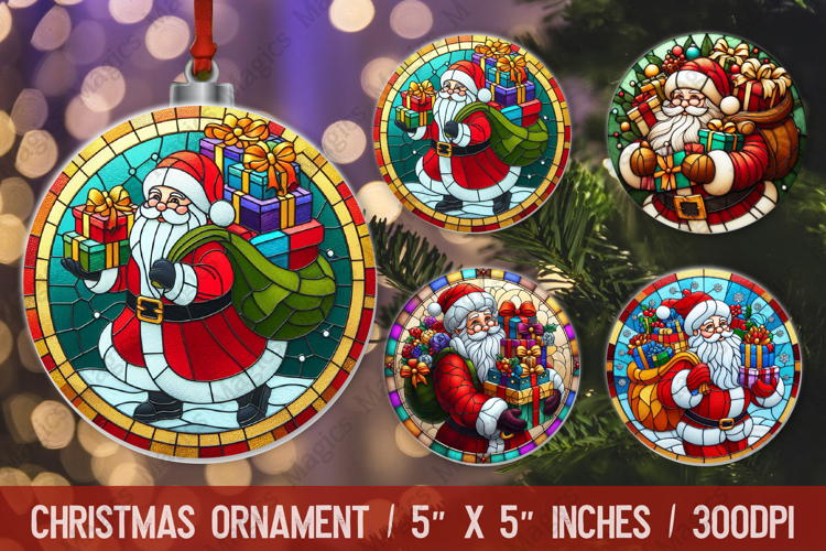 Christmas Ornaments Sublimation, Ornaments PNG Design