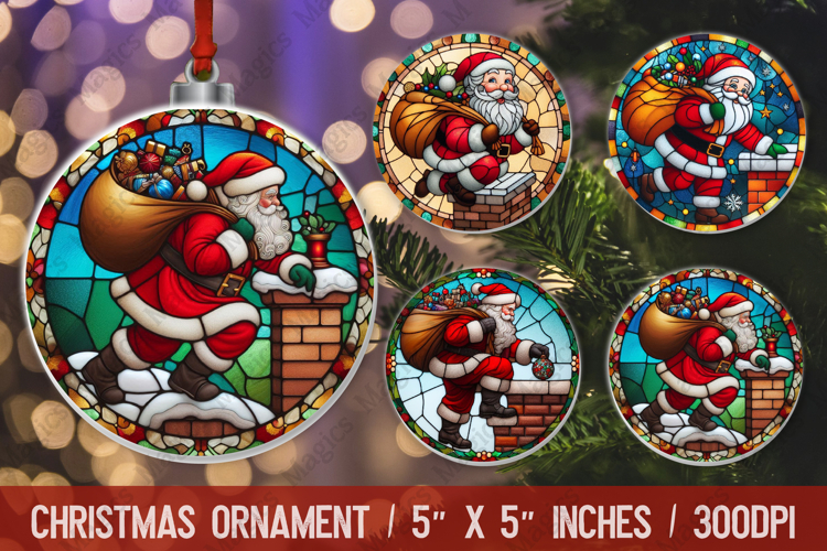 Christmas Ornaments Sublimation, Ornaments PNG Design