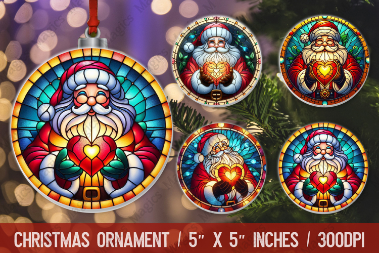 Christmas Ornaments Sublimation, Ornaments PNG Design