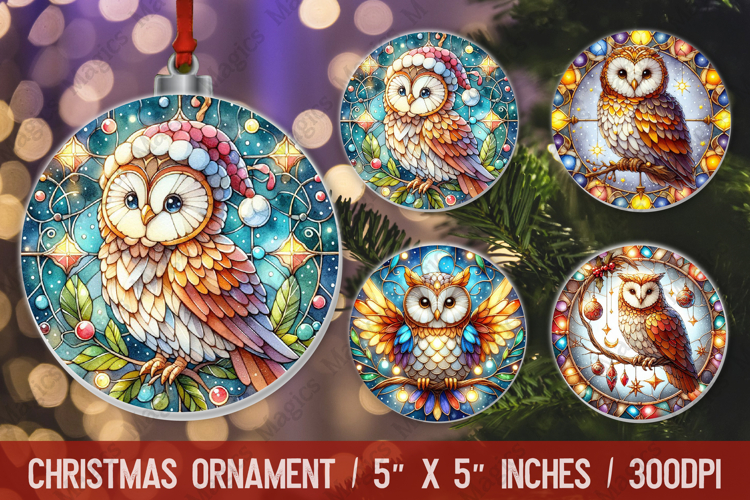 Christmas Ornaments Round Sublimation